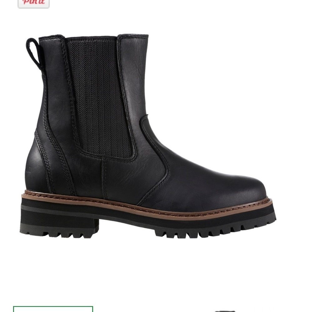 LL Bean Camden Hills Chelsea Boots Size 9 Black